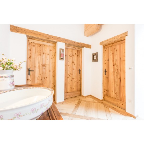 Zimmertürgarnitur aus Schmiedeeisen